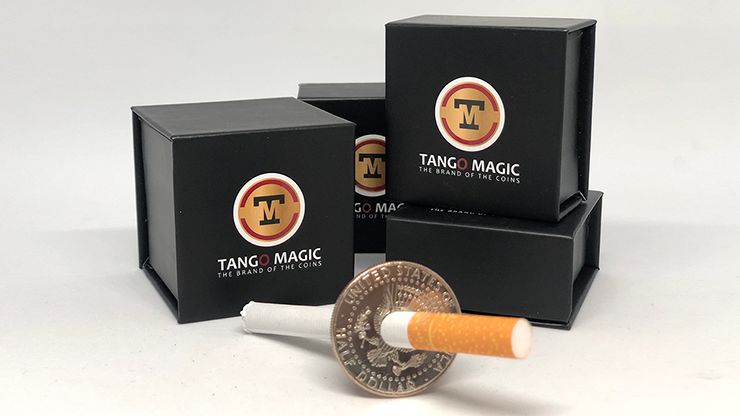 Cigarette Through Half Dollar by Tango 