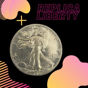 Replica Walking Liberty Half Dollar Single Coin - Tango Magic 