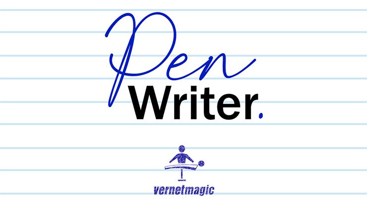 PEN WRITER Blue de Vernet Magic 
