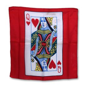 Silk 18 inch Queen of Heart Card from Magic - Gosh 