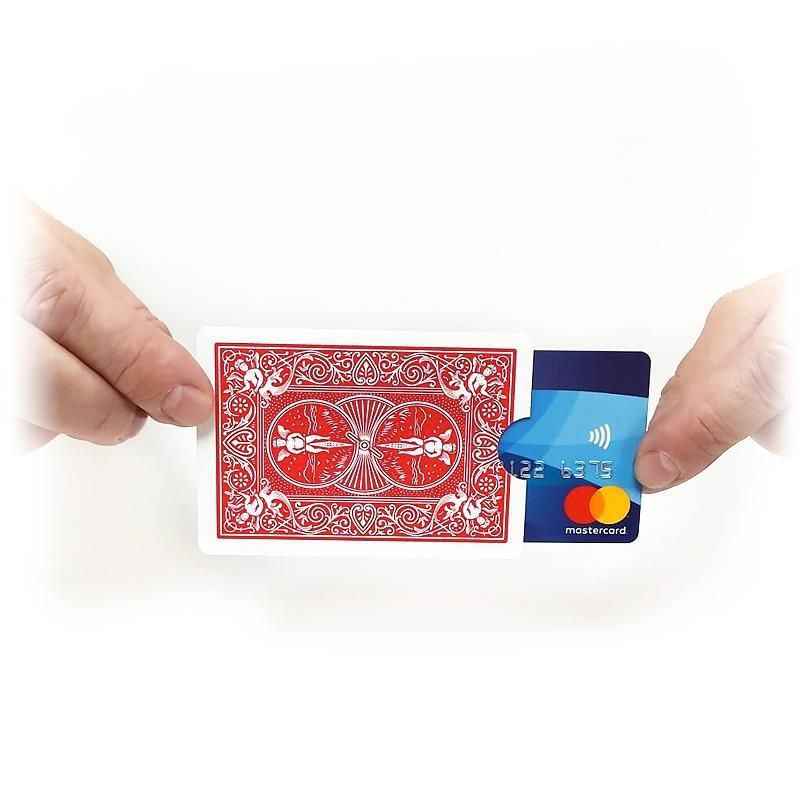 Porta Tarjetas de Crédito (con cartas Bicycle) - Joker Magic 