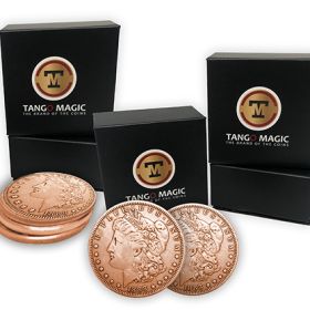 Copper Morgan Expanded Shell plus 4 four Regular Coins - Tango Magic 