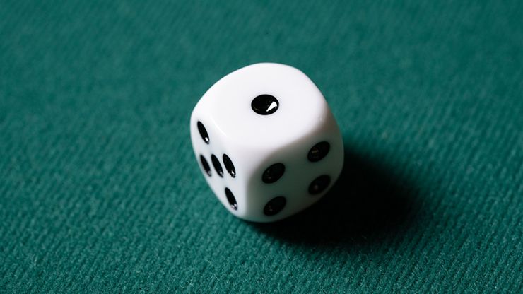 REPLACEMENT DIE WHITE  FOR MENTAL DICE - Tony Anverdi 