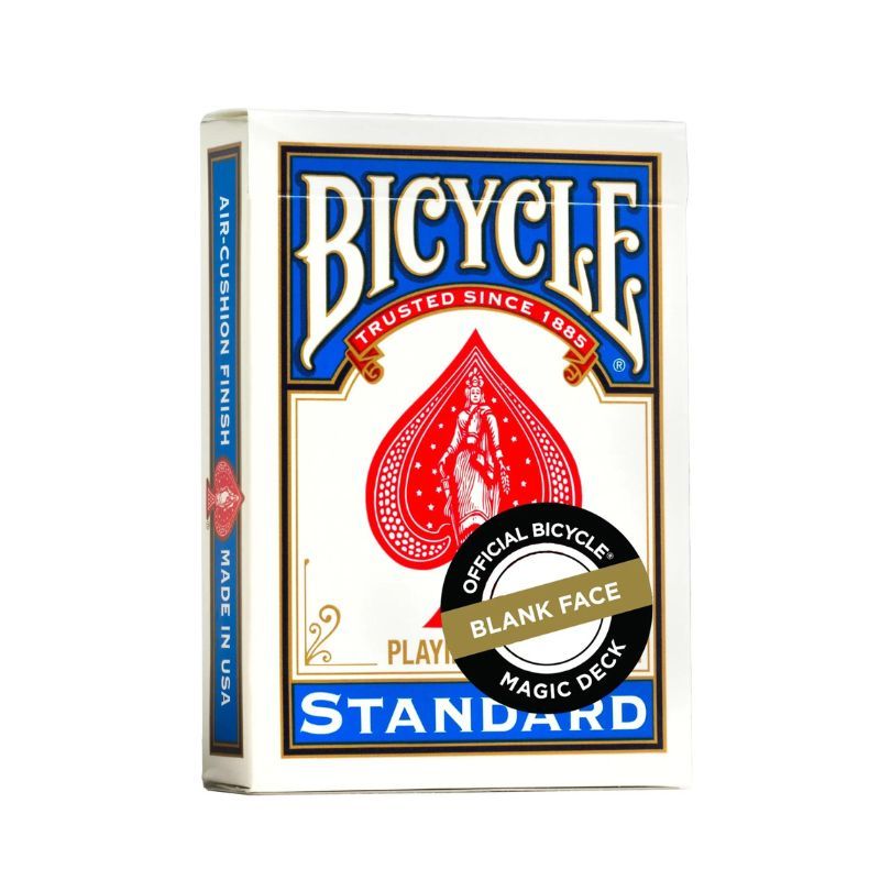 Blank Face Bicycle Deck - Blue Back - Poker size 
