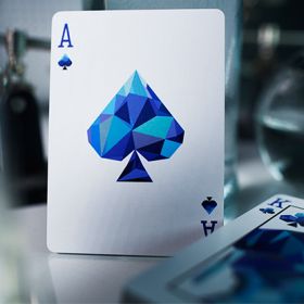 Memento Mori Blue Playing Cards 