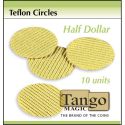 Círculos de Teflón – Tamaño Medio Dólar x 10 ud. - Tango 
