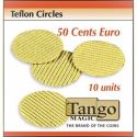 Círculos de Teflón – Tamaño 50 cénts. Euro x 10 Unidades 