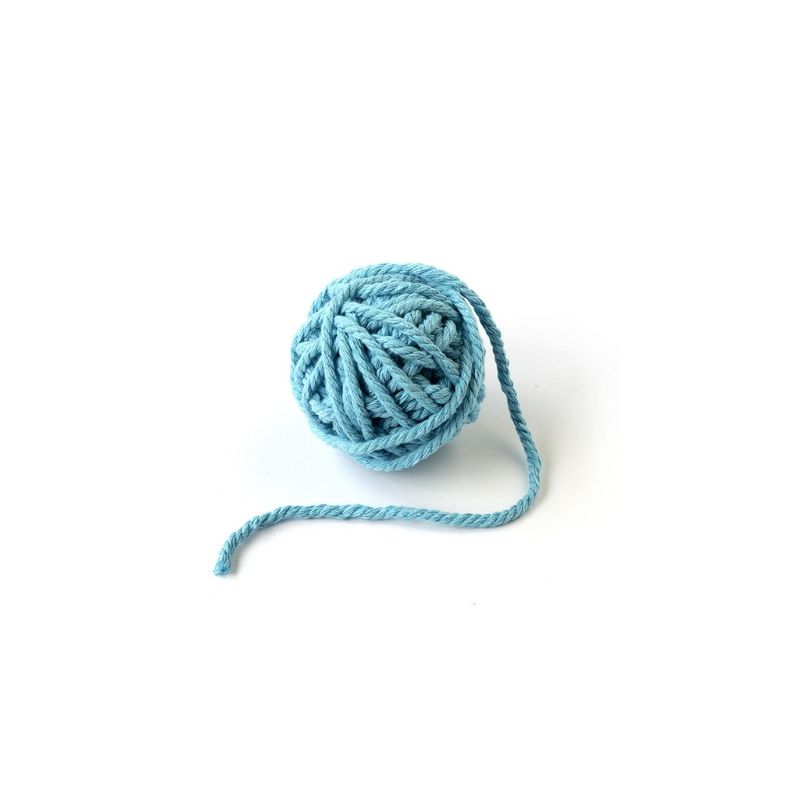 Wool - Ring or coin in the ball of yarn 