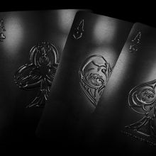 Aqua Black Invisible Playing Cards - MPC 