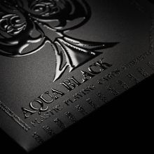 Aqua Black Invisible Playing Cards - MPC 