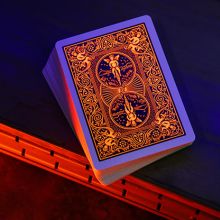 Bicycle Neon Solar-Orange Rider Back Playing Cards 