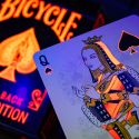 Bicycle Neon Solar-Orange Rider Back Playing Cards 