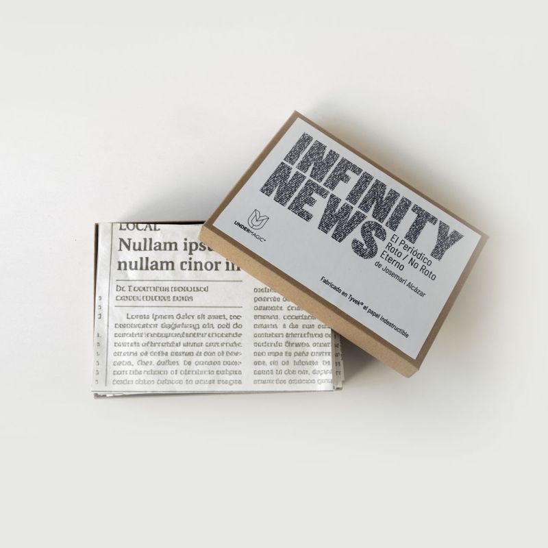 Periódico roto - no roto (irrompible Tyvek®) 