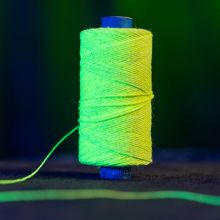 WGM UV GLOW GYPSY THREAD YELLOW REFILL SPOOL - Murphy's Magic 