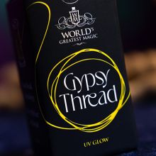 WGM UV GLOW GYPSY THREAD YELLOW REFILL SPOOL - Murphy's Magic 